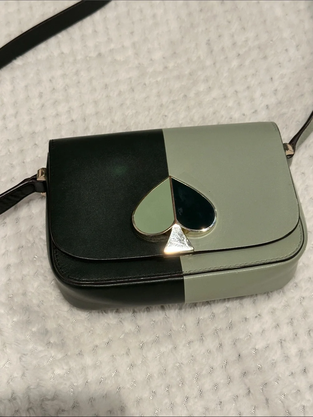 kate spade Two-Tone Greens Kate Spade Accent Crossbody